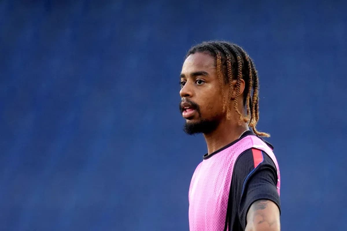 Player in training gear during warm-up session