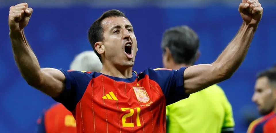 Player celebrating victory with raised fists