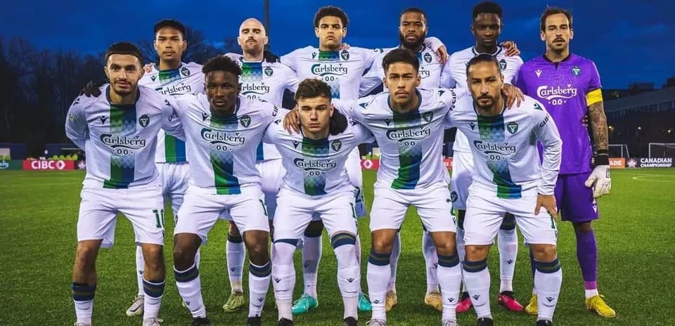 Vancouver FC team photo before the match