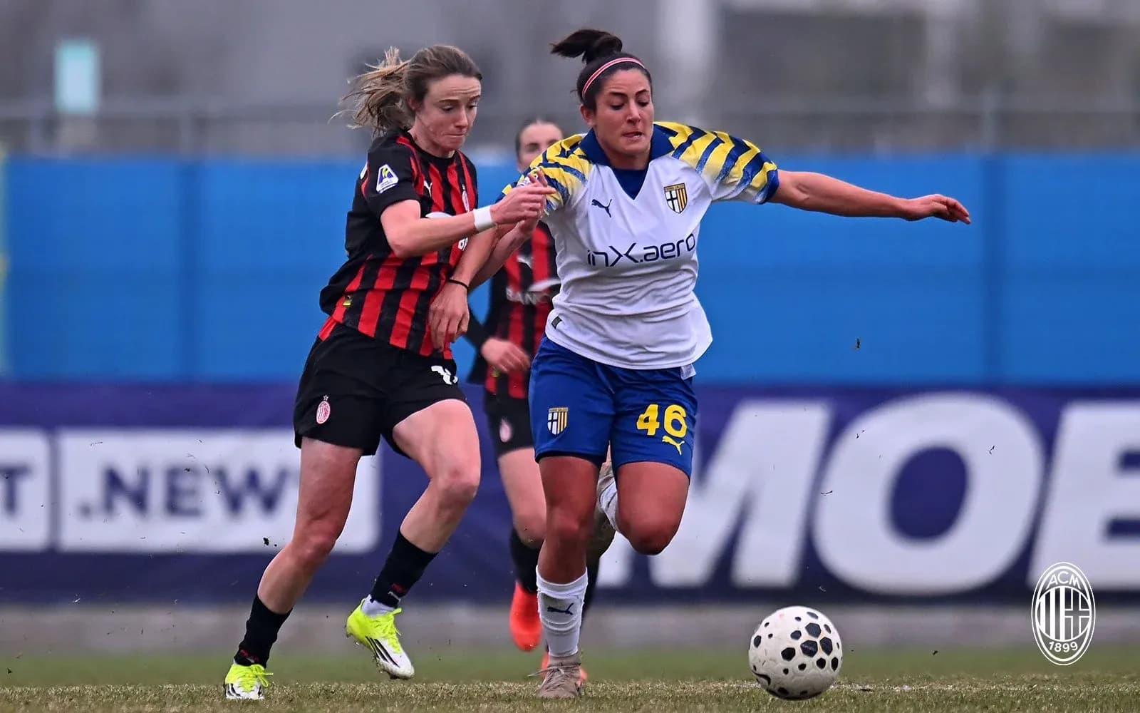 AC Milan vs Parma Women's Serie A match action