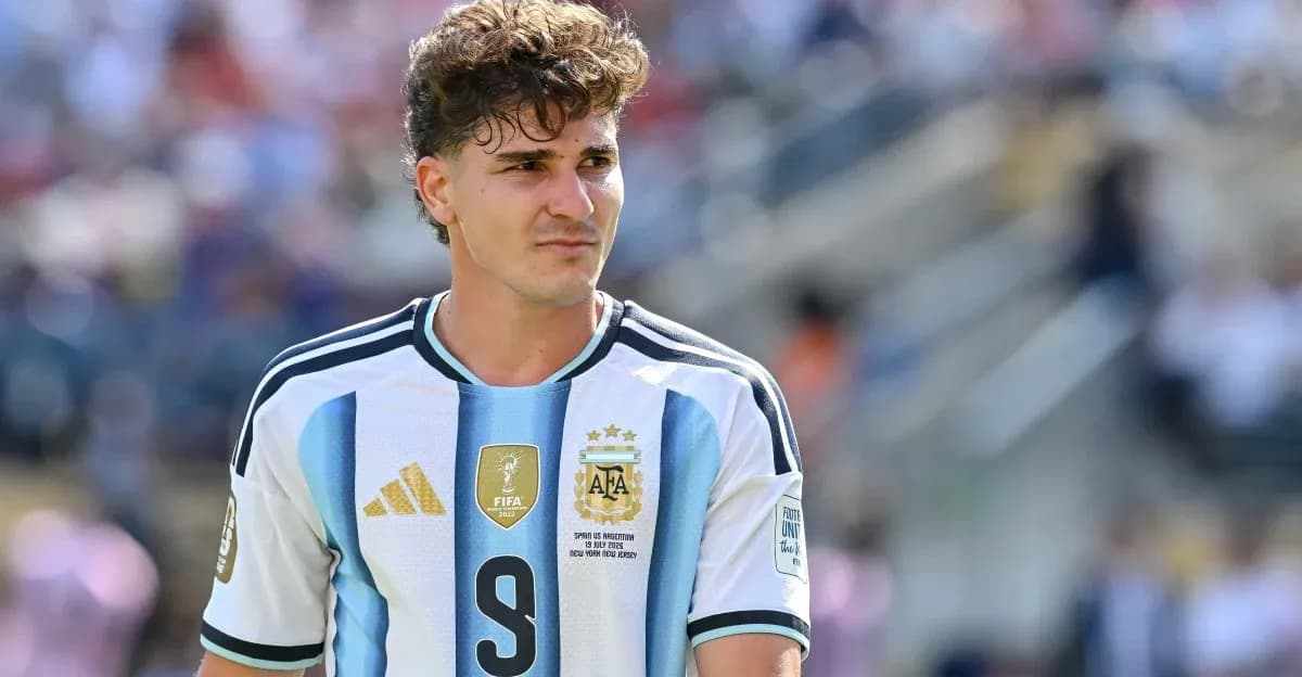 Argentinian player in jersey during match