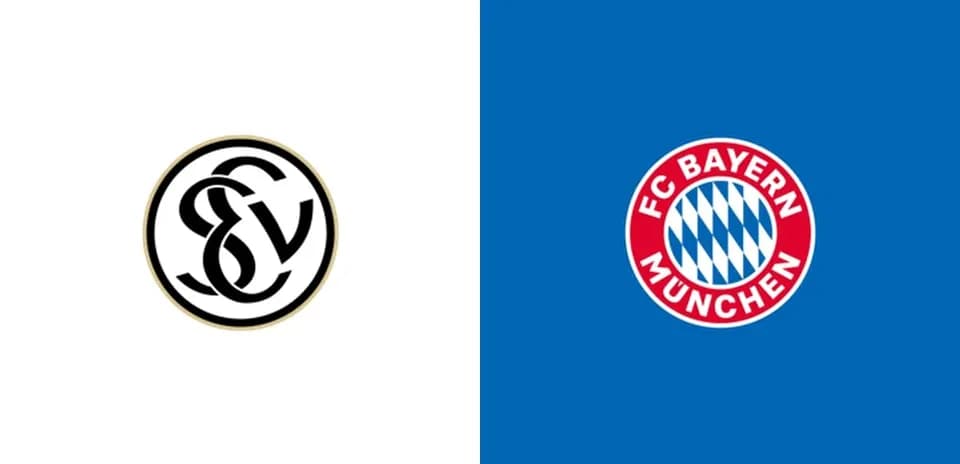 Logos of SC Freiburg and FC Bayern München
