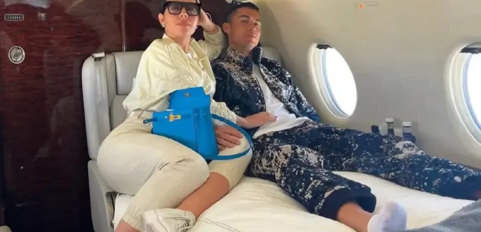 Georgina Rodríguez Imprints Her Style on Cristiano Ronaldo’s ₦96 Billion Private Jet After Wedding