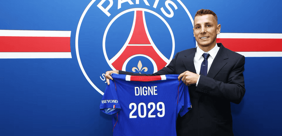 Lucas Digne Rejoins Paris Saint-Germain with a Three-Year Contract