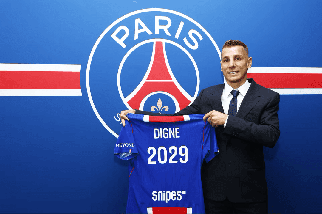 Lucas Digne Rejoins Paris Saint-Germain with a Three-Year Contract