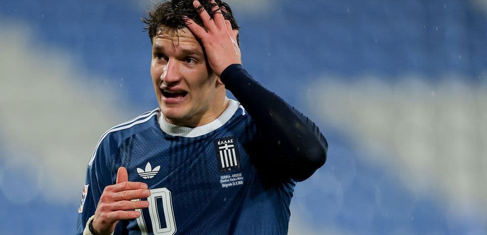 Arsenal Face New Injury Concern as Christos Tzolis Leaves Greece Match After Ignoring Substitution Call