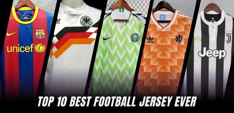Top 10 Greatest Football Jerseys Ever Made
