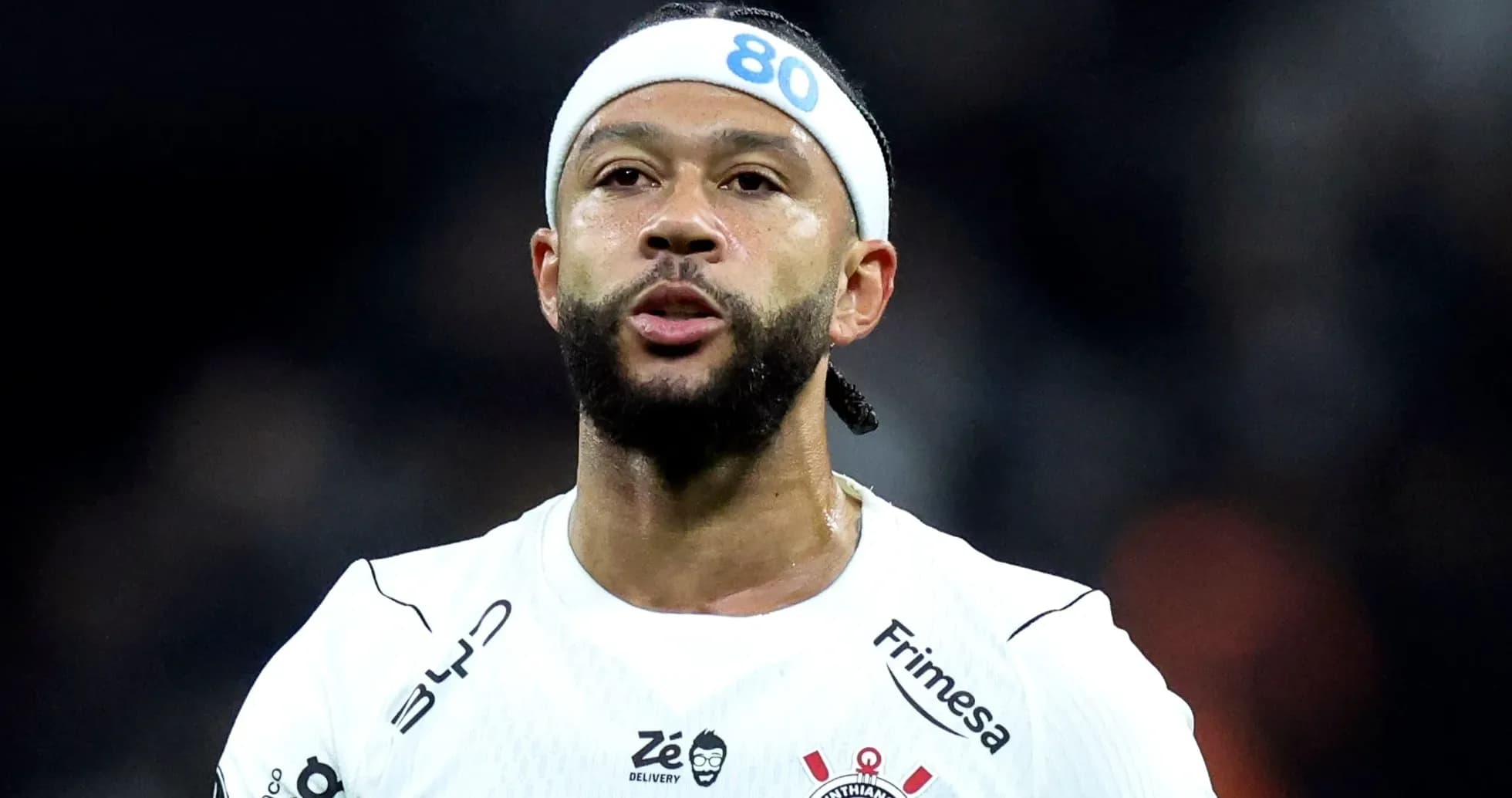 Player wearing white jersey during match close-up Player wearing white jersey during match close-up