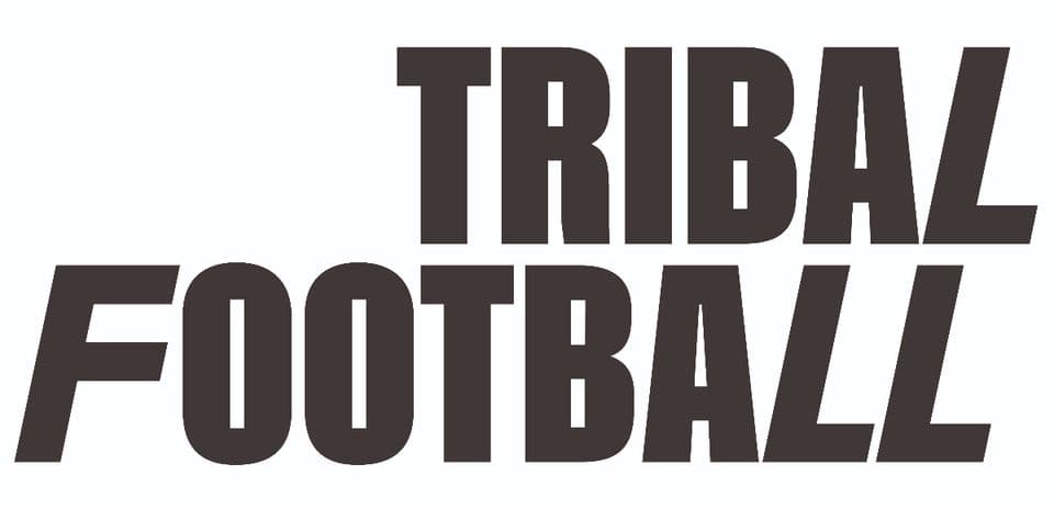 Tribal Football logo in bold typography Tribal Football logo in bold typography
