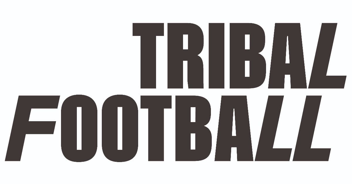 Tribal Football logo in bold typography Tribal Football logo in bold typography