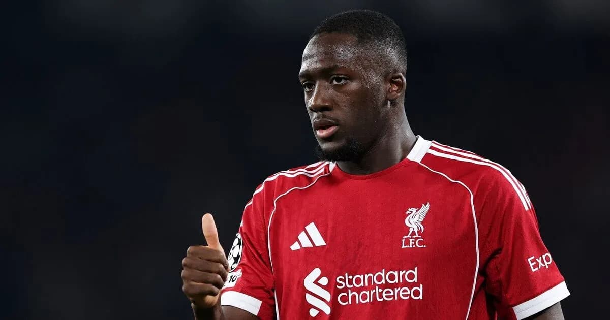 Player in Liverpool jersey giving thumbs up Player in Liverpool jersey giving thumbs up