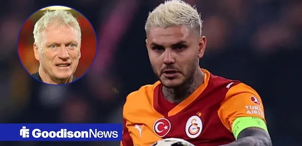 Player in Galatasaray kit preparing to kick ball Player in Galatasaray kit preparing to kick ball