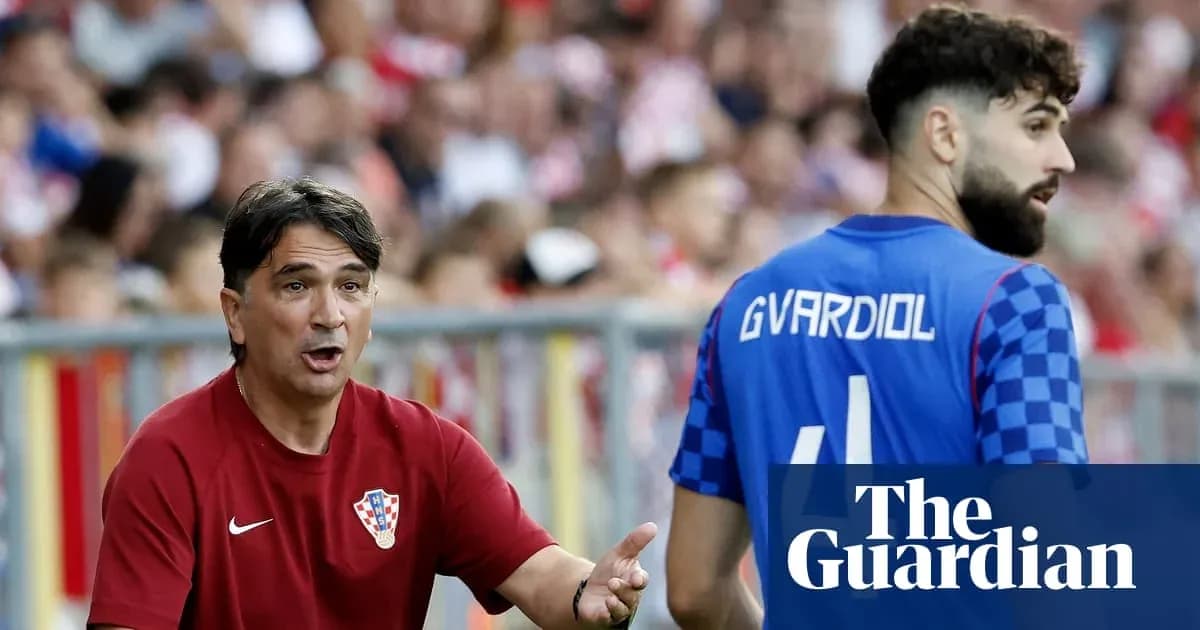 Croatian coach instructing player during match Croatian coach instructing player during match