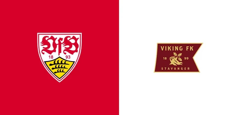 Logos of VfB Stuttgart and Viking FK Logos of VfB Stuttgart and Viking FK