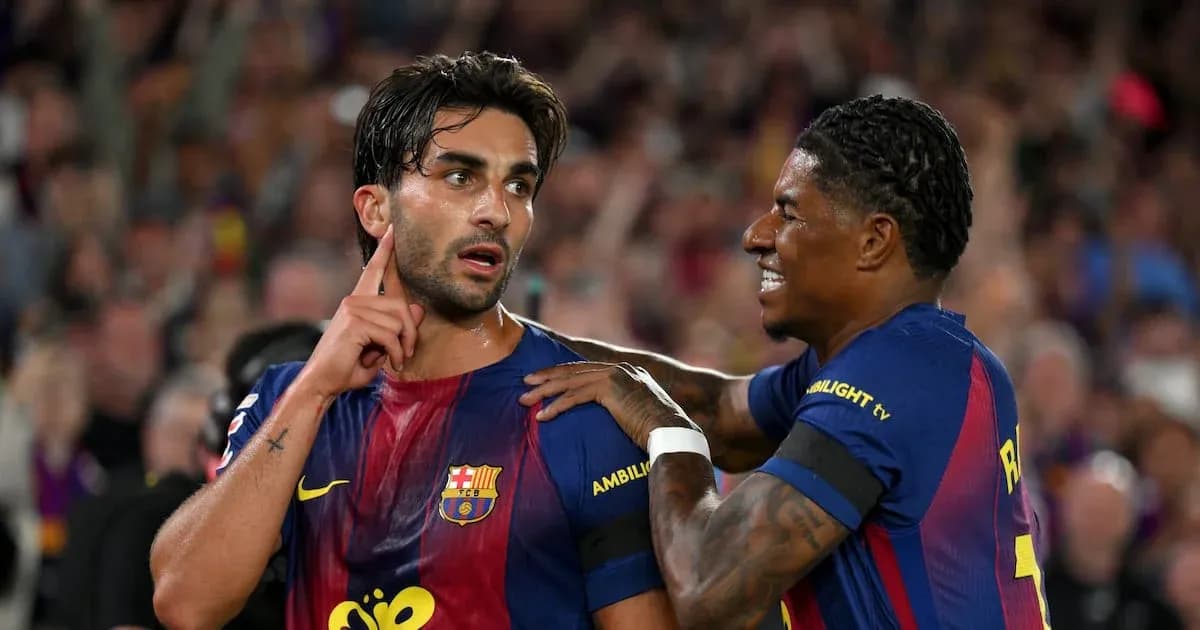 Barcelona players celebrating a goal during match Barcelona players celebrating a goal during match