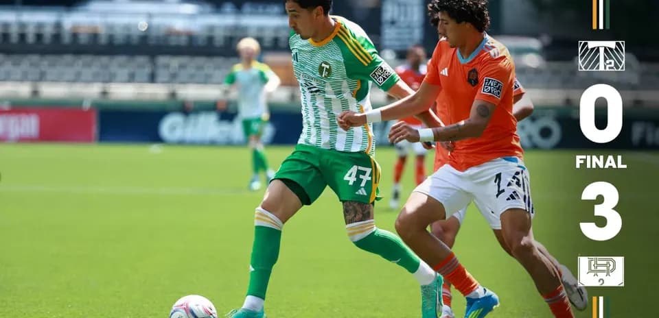 Portland Timbers II player during match against Houston Dynamo FC II Portland Timbers II player during match against Houston Dynamo FC II