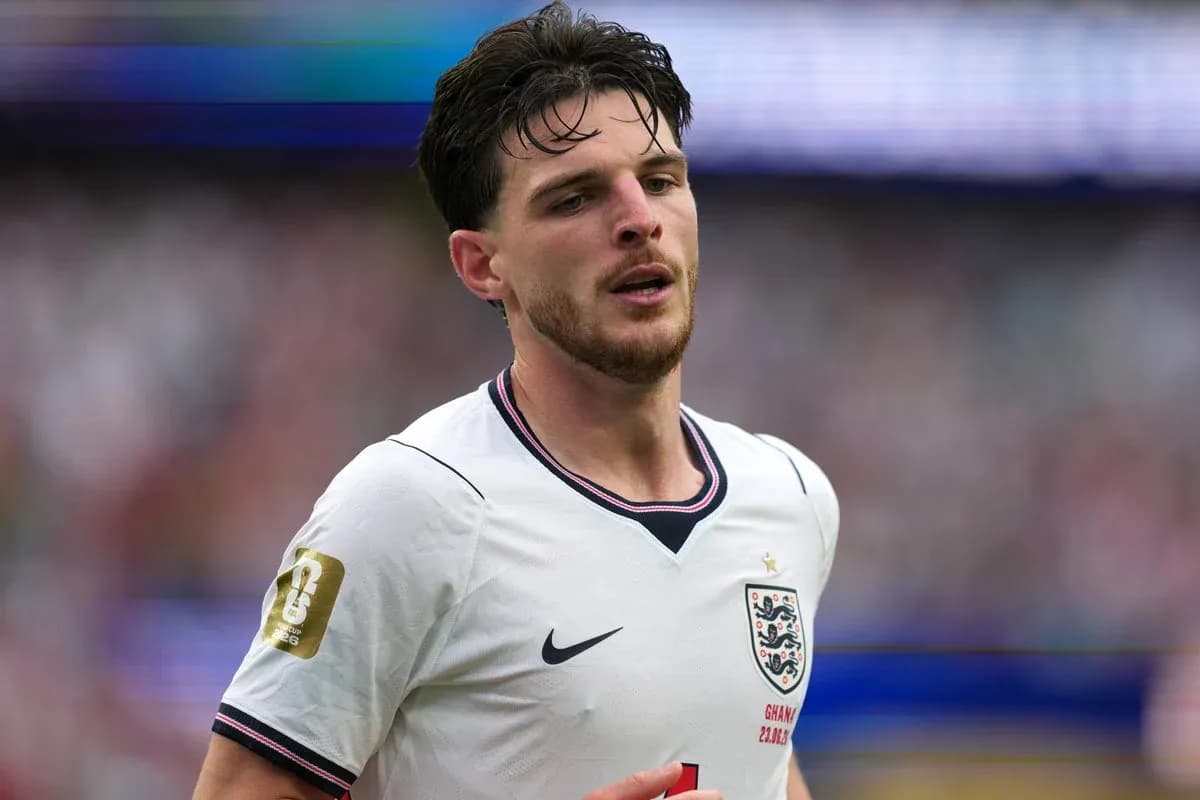 Player wearing England kit during match Player wearing England kit during match
