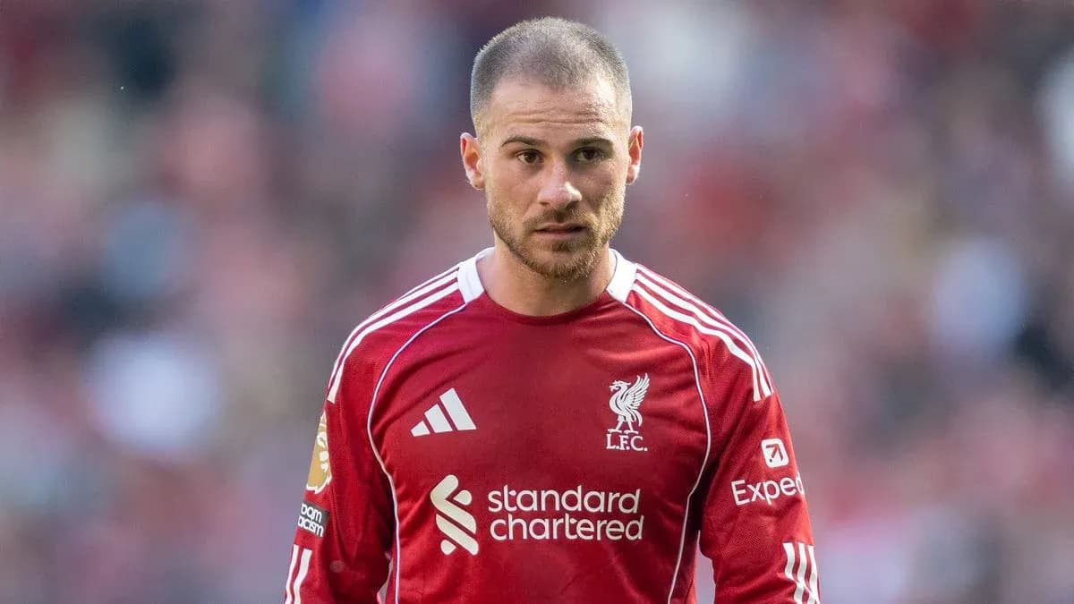 Player in Liverpool kit during match Player in Liverpool kit during match