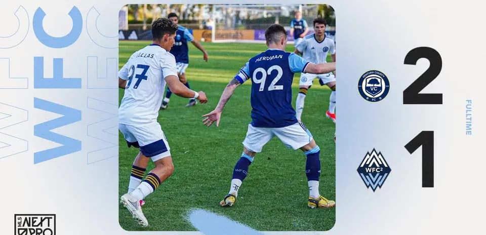 Ventura County vs Vancouver Whitecaps II match action Ventura County vs Vancouver Whitecaps II match action