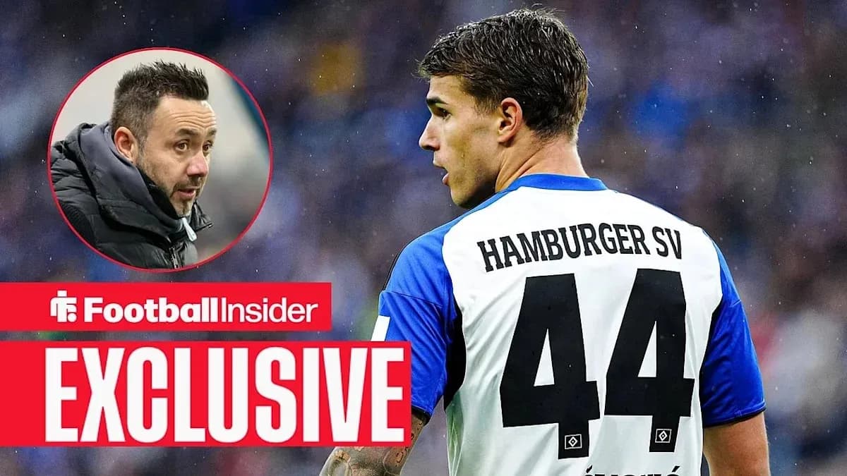 Player wearing Hamburger SV jersey with number 44 Player wearing Hamburger SV jersey with number 44