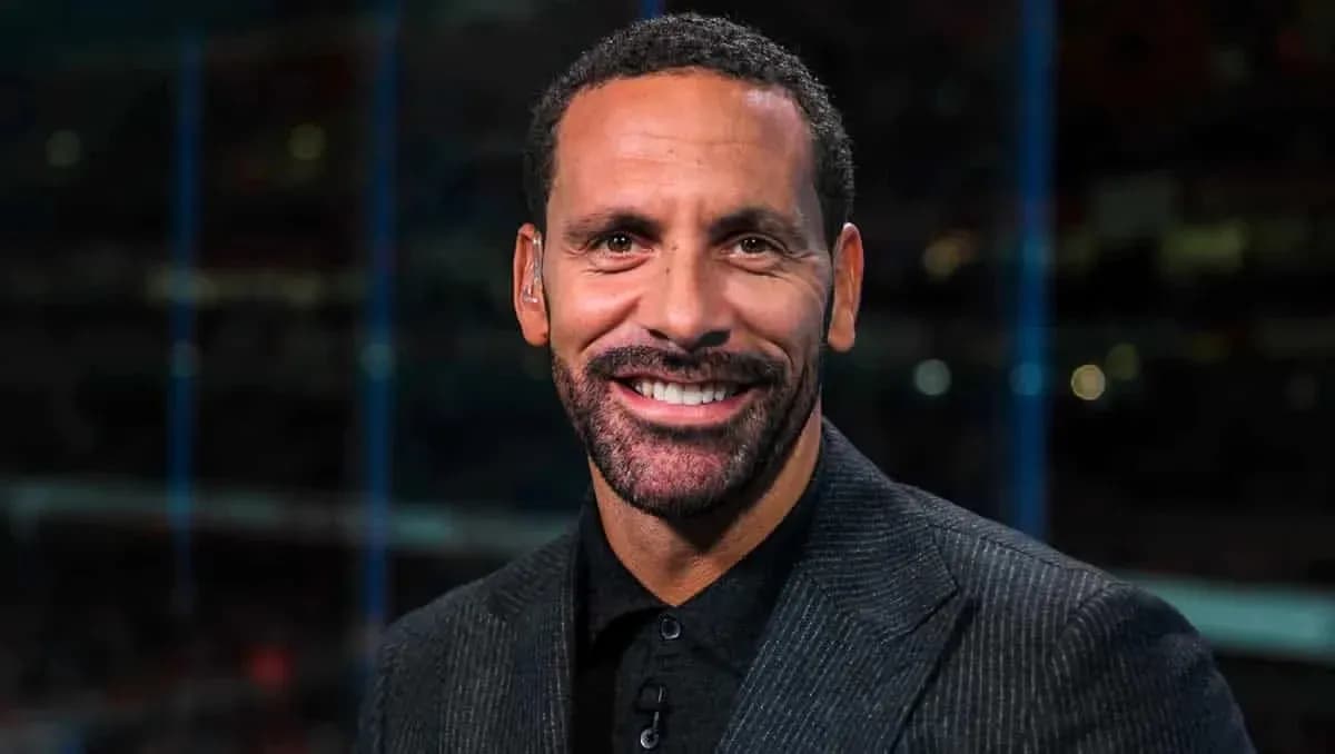 Sport analyst smiling at broadcasting studio Sport analyst smiling at broadcasting studio