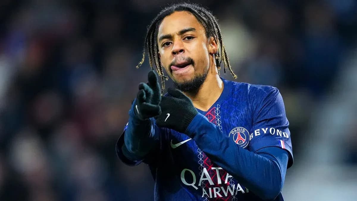 Player gesturing during a match for Paris Saint-Germain Player gesturing during a match for Paris Saint-Germain