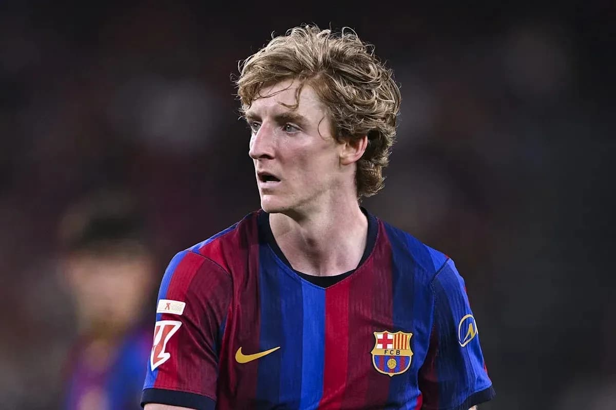 Player wearing FC Barcelona jersey during match Player wearing FC Barcelona jersey during match