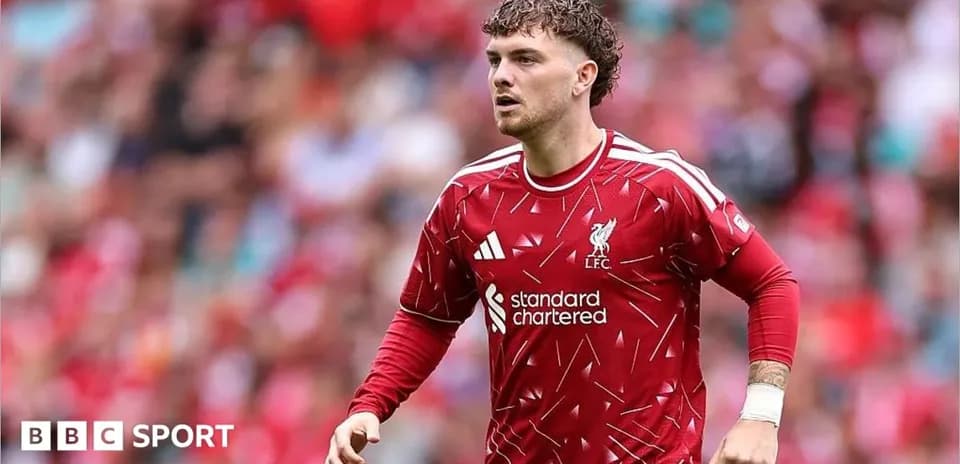 Liverpool player in red kit during match Liverpool player in red kit during match