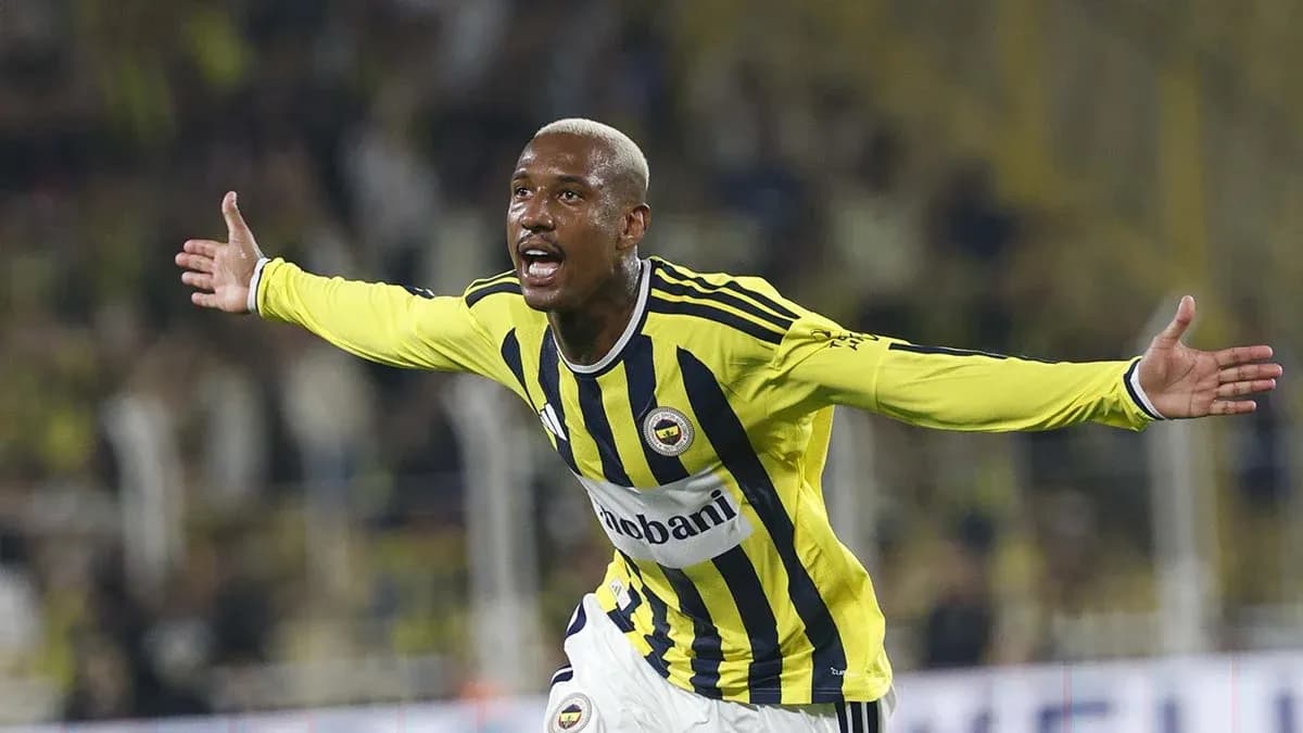 Fenerbahçe player celebrating a goal Fenerbahçe player celebrating a goal
