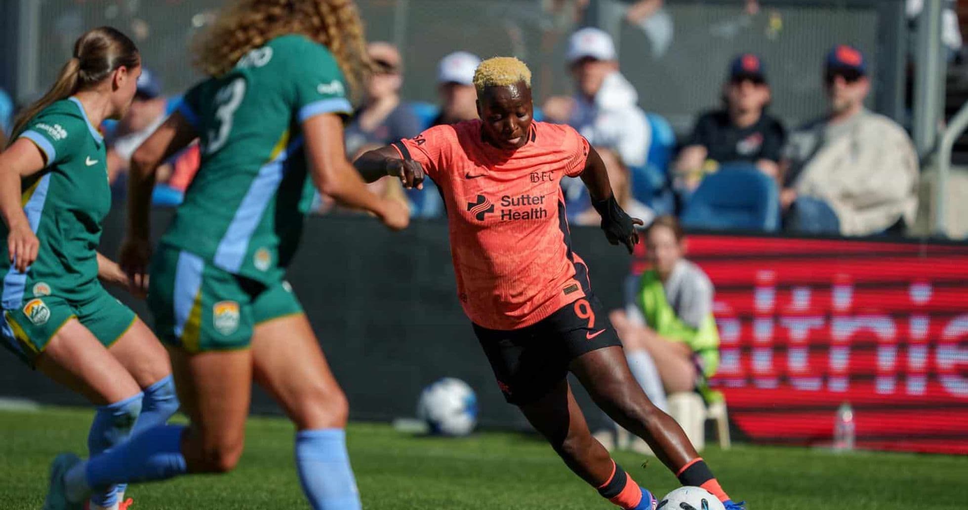 Player dribbling the ball during match Player dribbling the ball during match