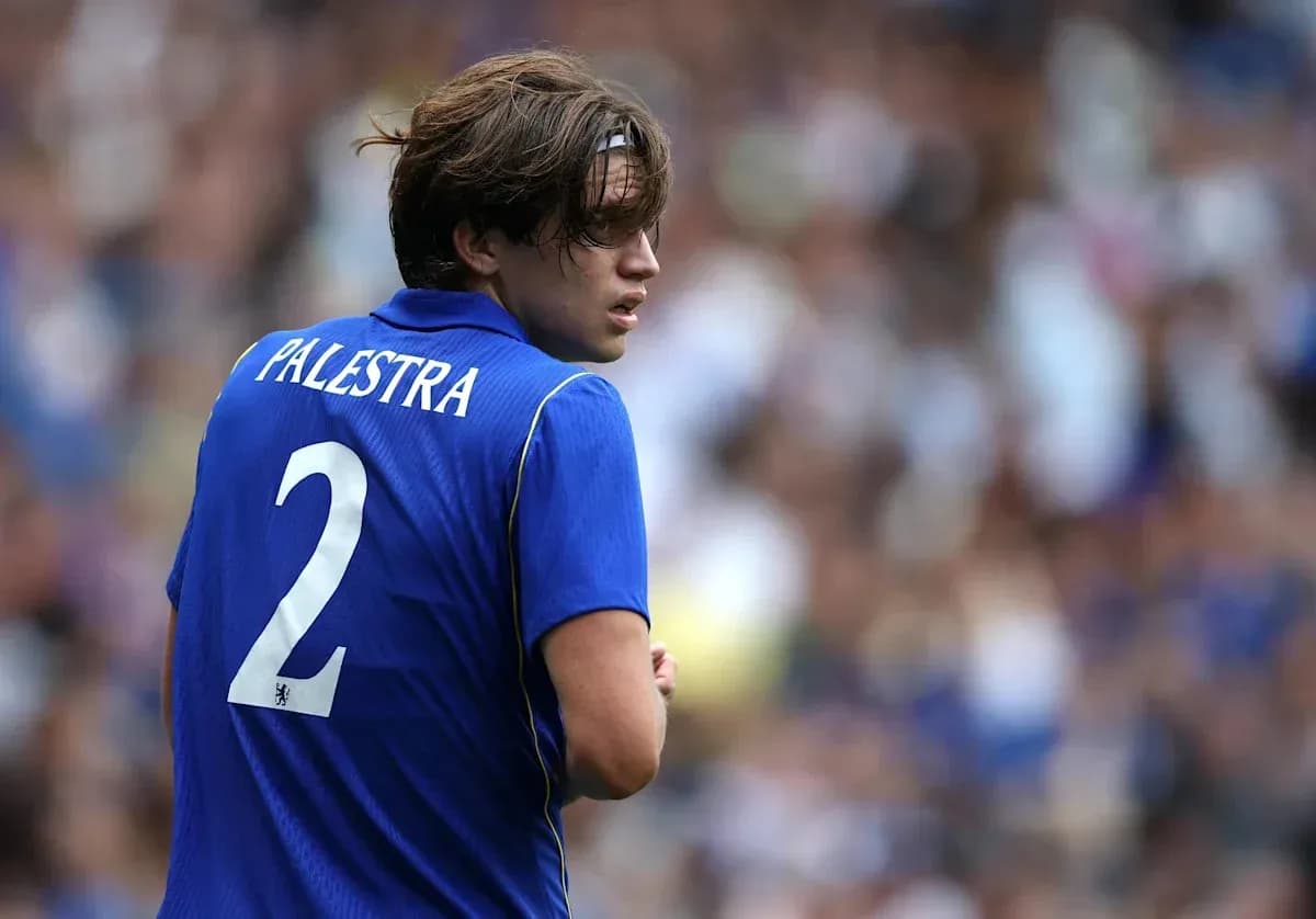 Player wearing blue jersey with number 2 Player wearing blue jersey with number 2