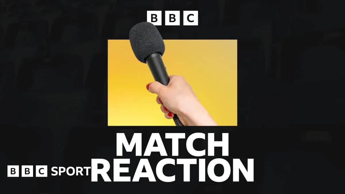 Hand holding microphone with 'Match Reaction' text Hand holding microphone with 'Match Reaction' text