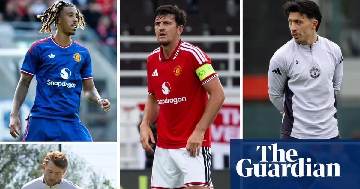 Four Manchester United players in various activities Four Manchester United players in various activities