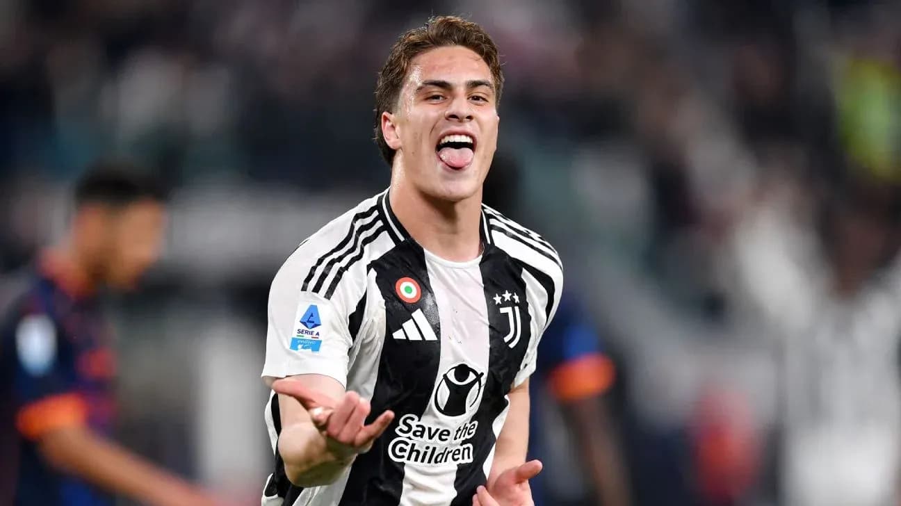 Juventus player celebrating a goal Juventus player celebrating a goal