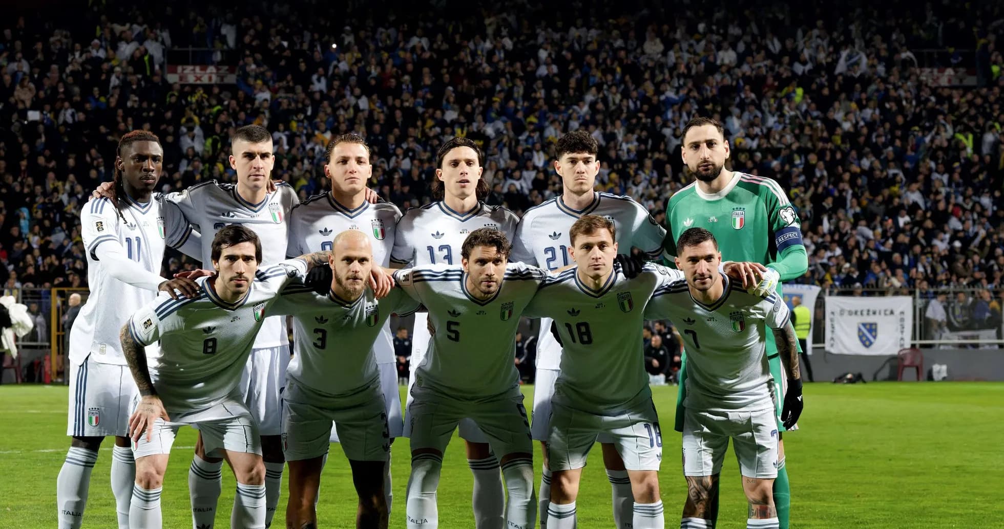 Italy national football team posing for group photo Italy national football team posing for group photo