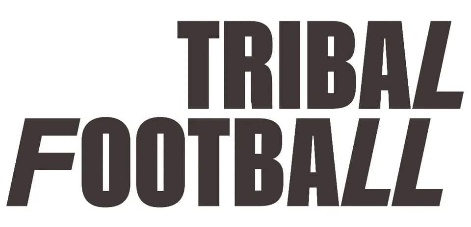 Tribal Football logo in bold typography Tribal Football logo in bold typography