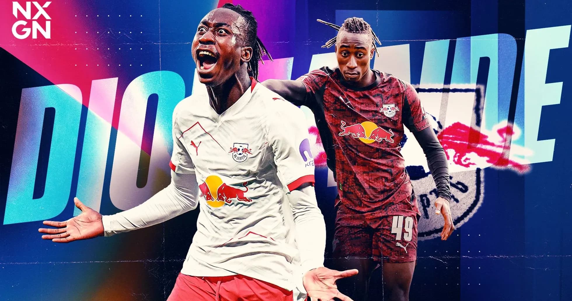 Dion Kumbedi celebrating with RB Leipzig jersey Dion Kumbedi celebrating with RB Leipzig jersey