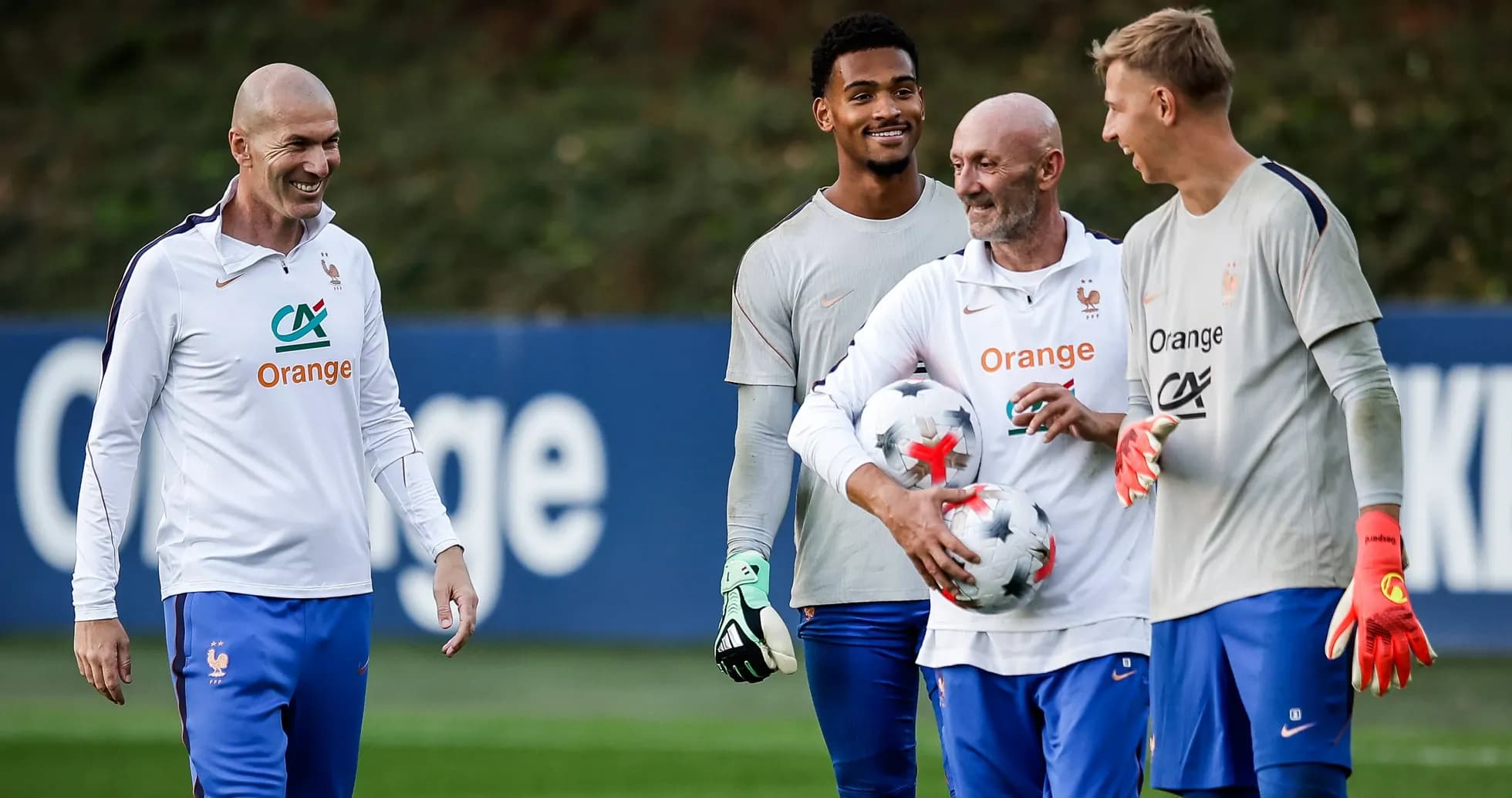 French football team players during training session French football team players during training session