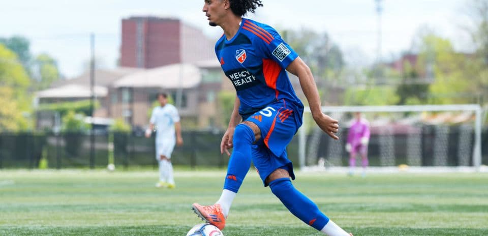 Player in action during New York City II match Player in action during New York City II match