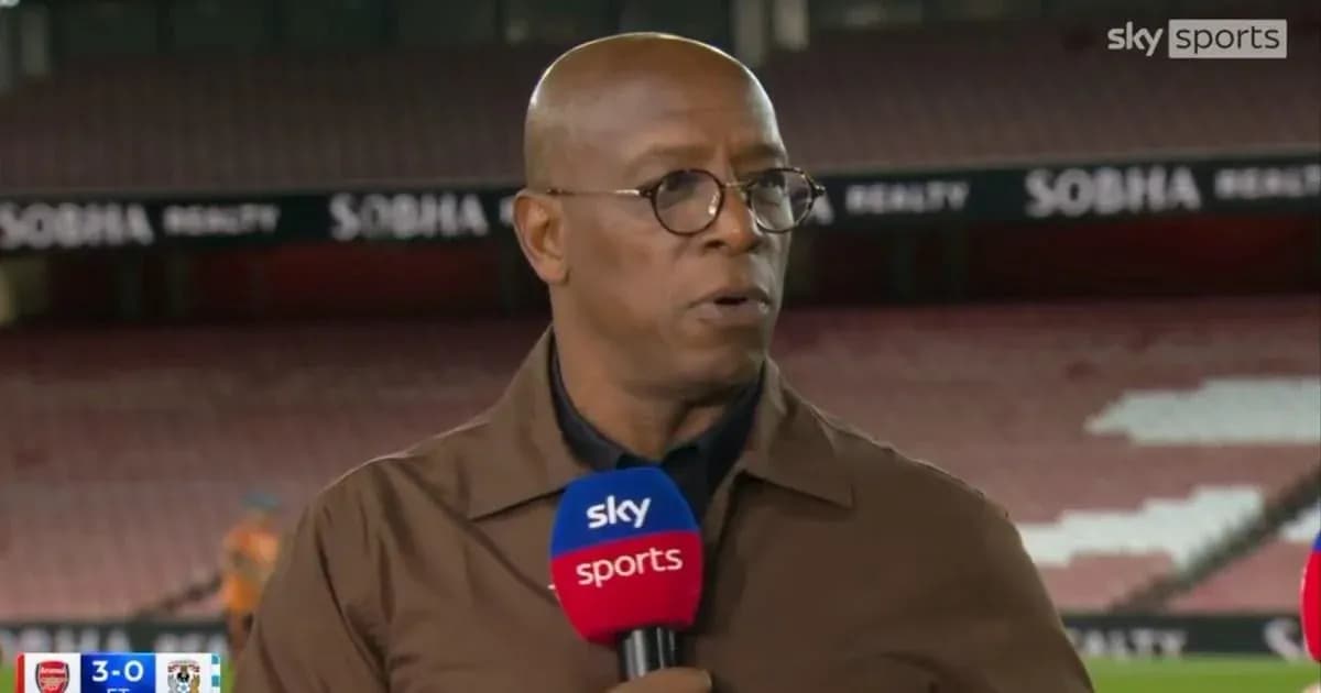 Presenter speaking during a sports broadcast segment Presenter speaking during a sports broadcast segment