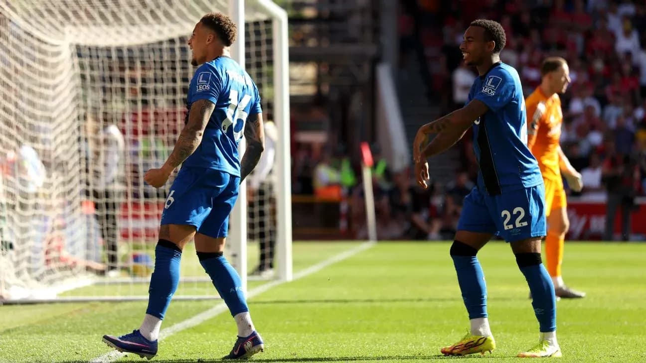 Players celebrating a goal during Nottingham Forest match Players celebrating a goal during Nottingham Forest match