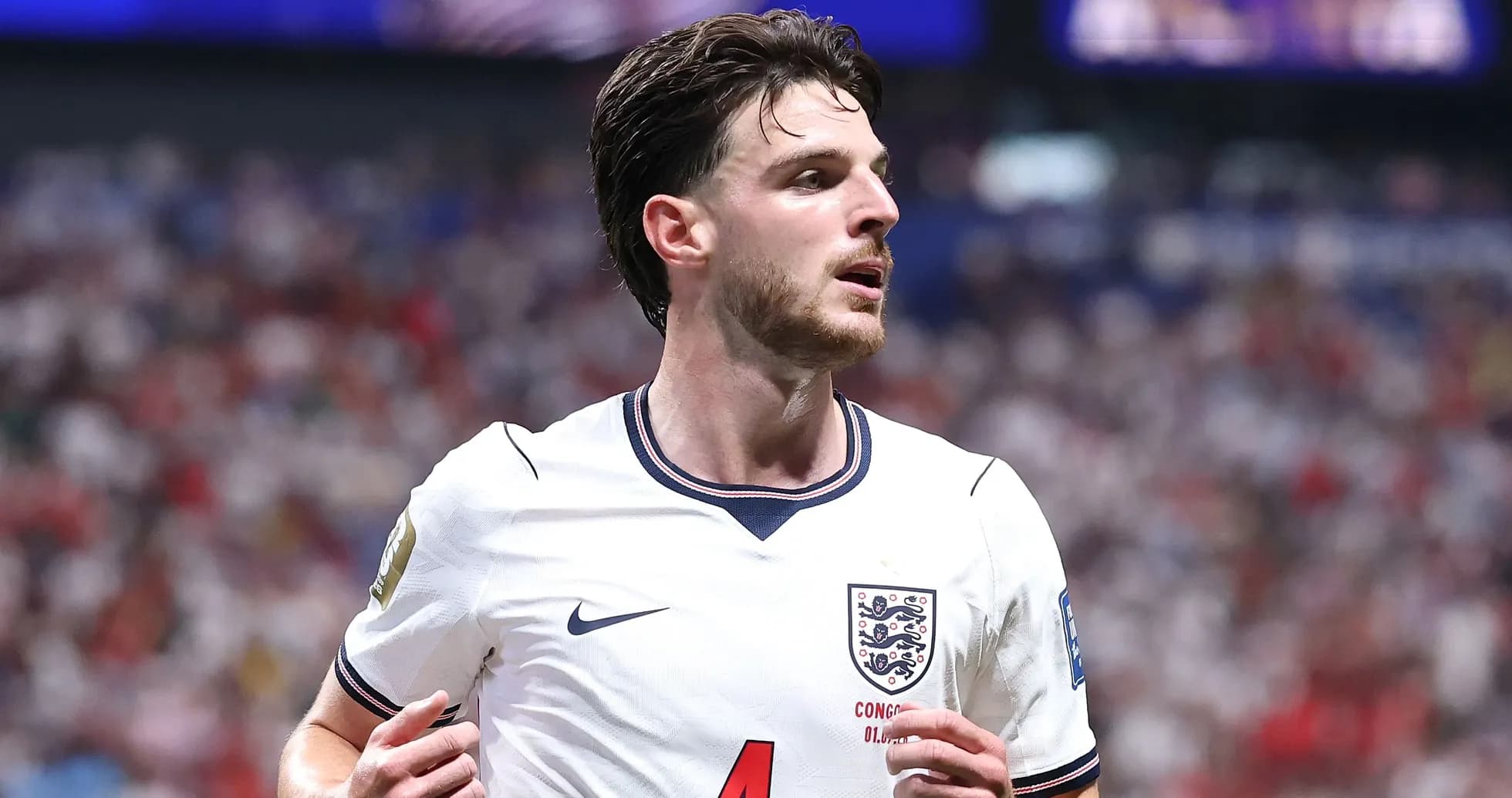 Player in England jersey during a match Player in England jersey during a match