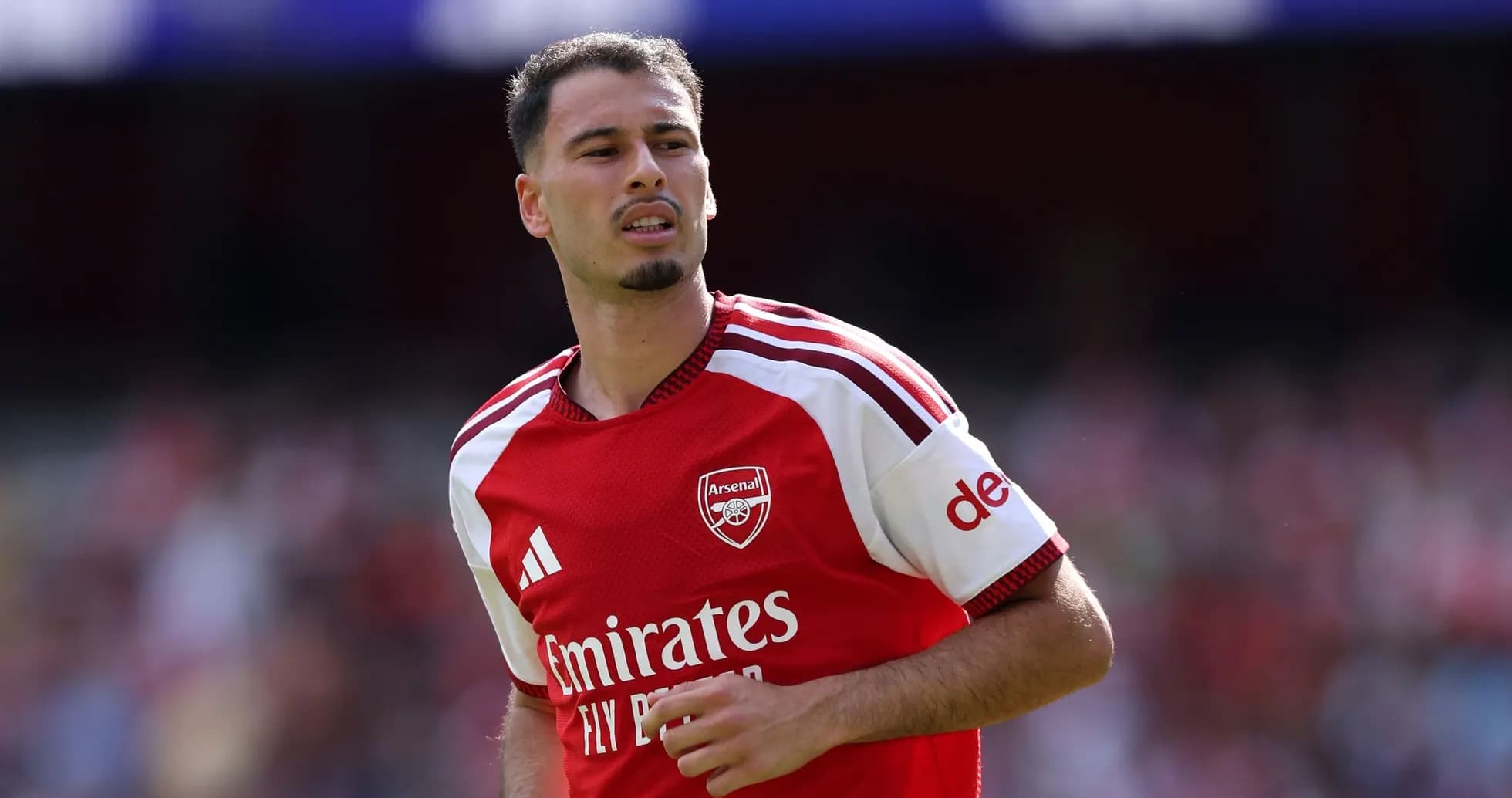 Arsenal player on the pitch during match Arsenal player on the pitch during match