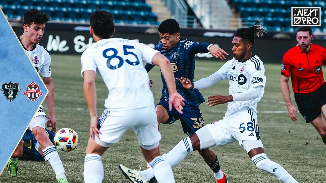 Players competing in Toronto II vs Philadelphia Union II match Players competing in Toronto II vs Philadelphia Union II match