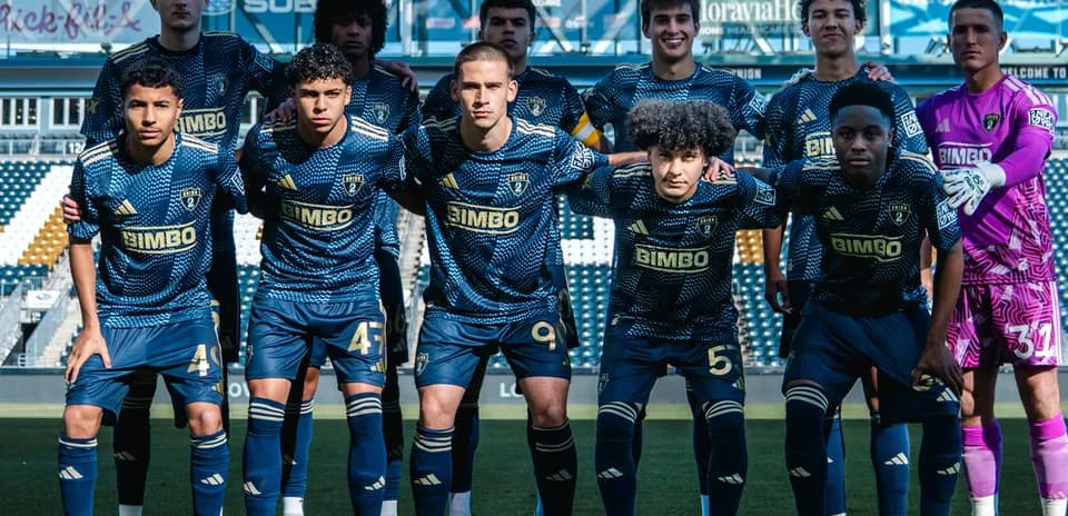 Philadelphia Union II team photo before match Philadelphia Union II team photo before match