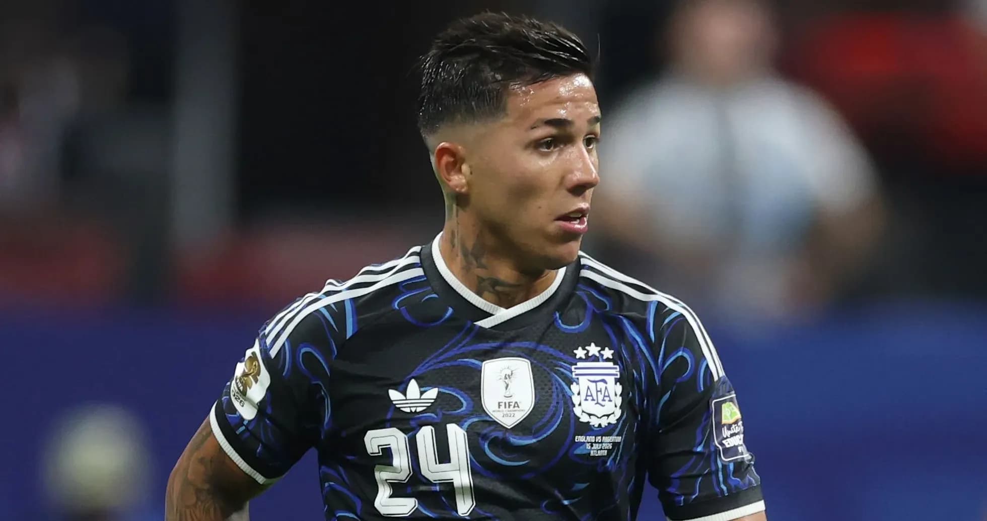 Player wearing Argentina jersey during match action Player wearing Argentina jersey during match action