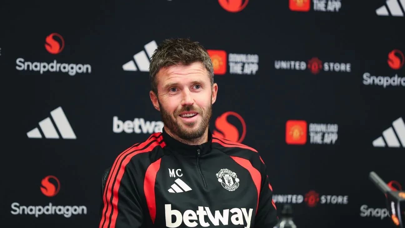 Manager speaking at Manchester United press conference Manager speaking at Manchester United press conference