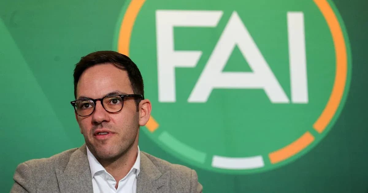 Official speaking at FAI press conference Official speaking at FAI press conference