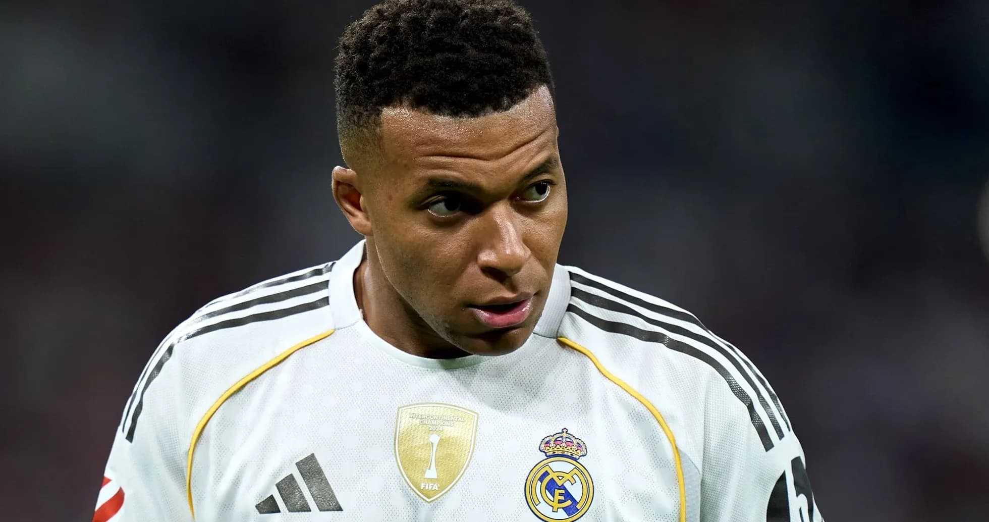 Player in Real Madrid kit during match Player in Real Madrid kit during match