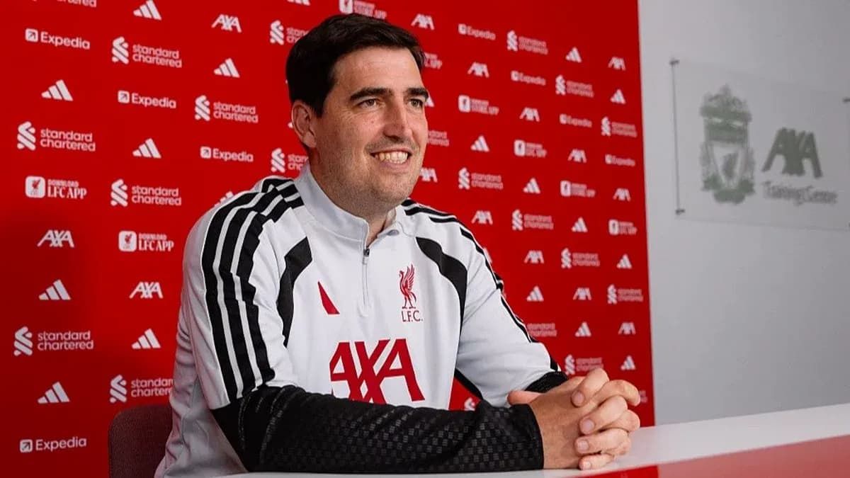 Coach at press conference in training center Coach at press conference in training center